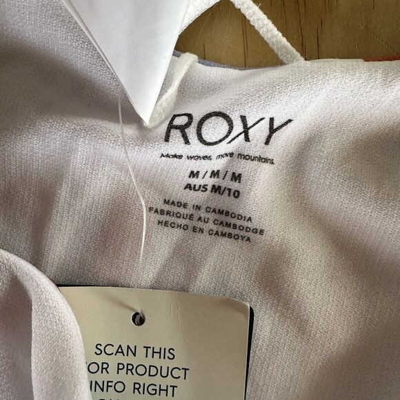 NWT Roxy Womens Beach Classics Cheeky‎ Bikini Bottom Medium - Picture 2 of 8